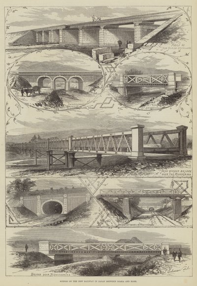 مشاهد على السكة الحديد الجديدة في اليابان بين أوساكا وكوبي بواسطة توماس سلمان